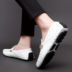 Men's Slip On Loafers Smart Casual Dress Up Walking Shoes