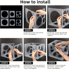 Collapsible Balloon Sizer Cube Box - Size Measuring Tool for Arch