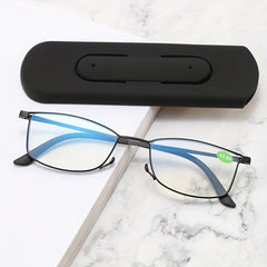 Light Blocking Glasses Square Clear Lens Computer Glasses for Men Women