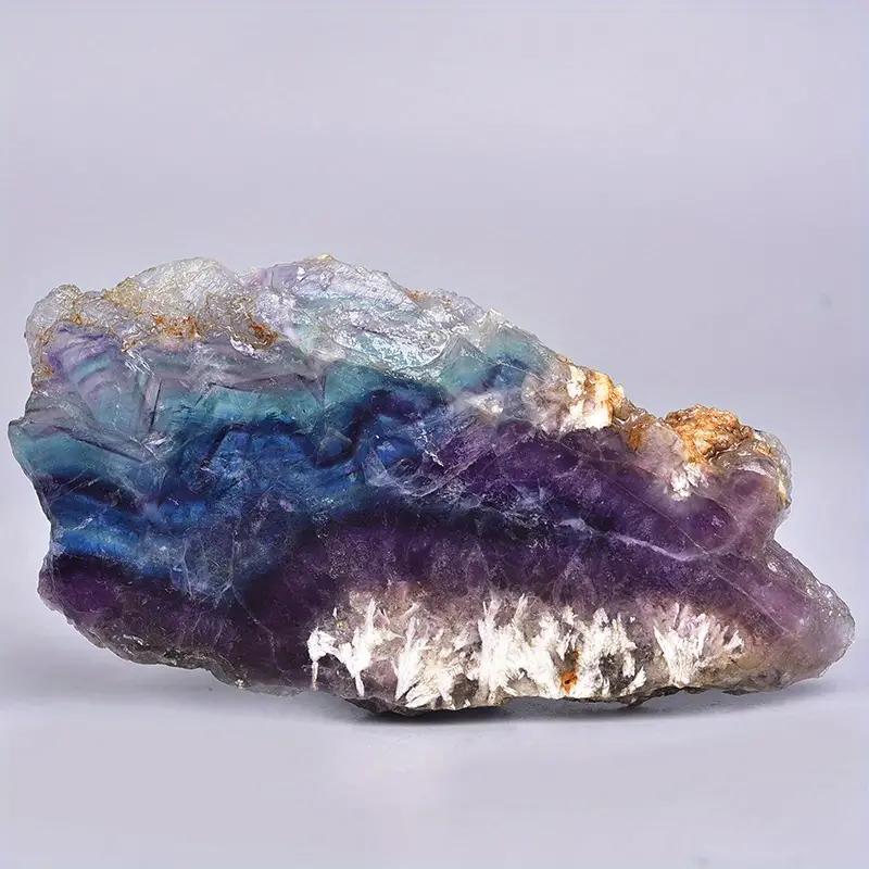 Rainbow Fluorite Slices - Raw Ore Edges - Natural Concepts
