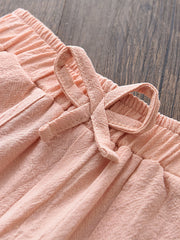 Toddler Girl's Ice Cream Lace Top Pants Set