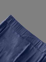 High Waist Pleated Skirt Casual Solid Women's Clothing