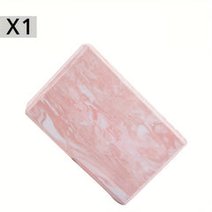 High Density Striped Yoga Blocks - Non Slip Yoga Bricks