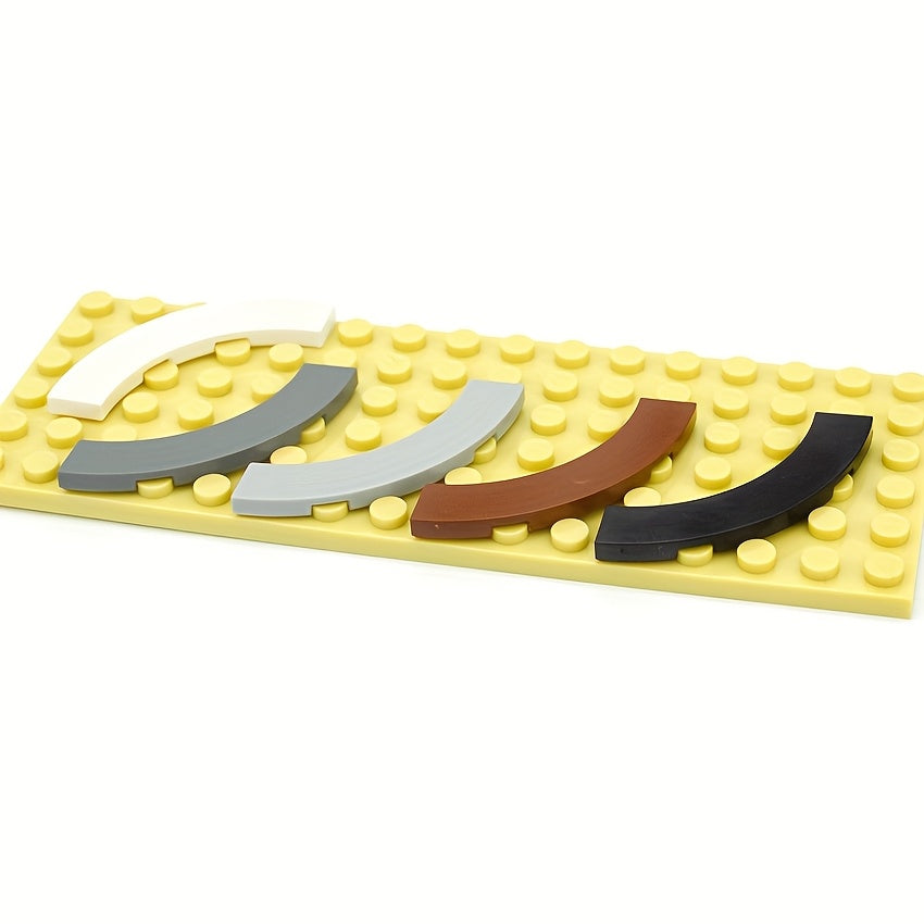 50pcs MOC Building Blocks Set 4x4 Curved Toy 27507 Compatible