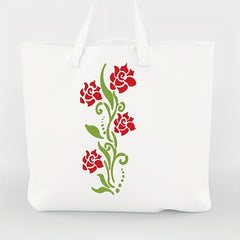 10pcs Leaf & Flower Painting Stencils Reusable Floral Stencil With Metal Ring