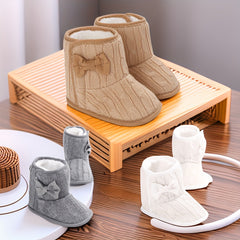 Bowknot Soft Warm Boots for Baby Girls