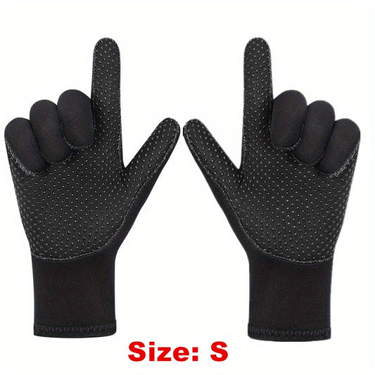 3mm Neoprene Anti Slip Swimming Diving Gloves Coldproof Fishing