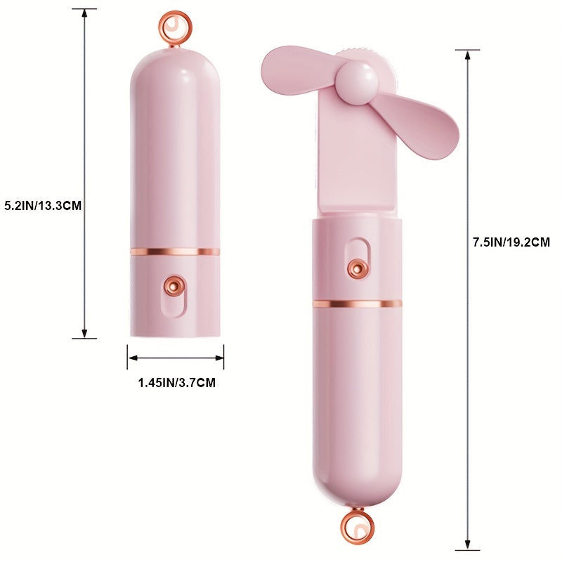 800mAh Portable Pocket Fan USB Rechargeable Handheld Mini Fan