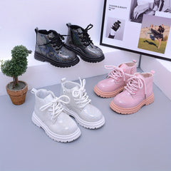 Casual Comfortable Solid Boots For Girls Wear resistant Non slip Boots