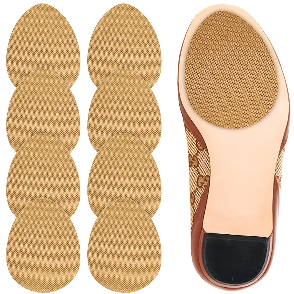 Non Slip Shoe Pads Adhesive Shoe Sole Protectors Yellow 4 Pairs