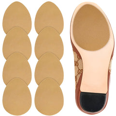 Non Slip Shoe Pads Adhesive Shoe Sole Protectors Yellow 4 Pairs