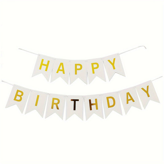 1pc Happy Birthday Banner Party Supplies