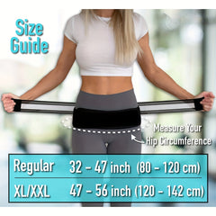 Adjustable Breathable Pelvic Back Support Belt for Men and Women