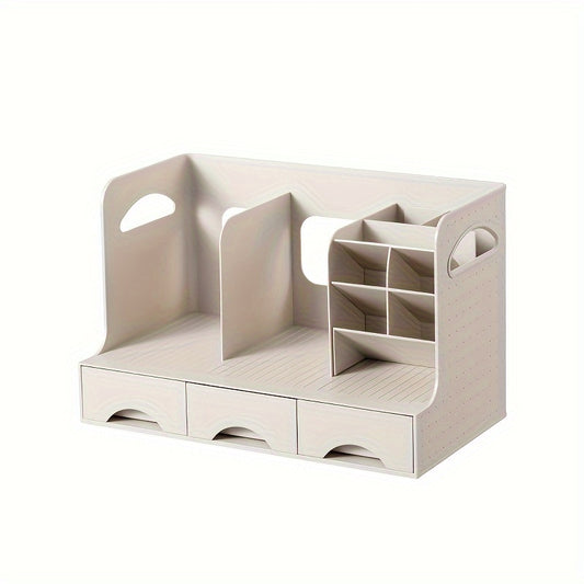 Desktop Organizer with Pen Holder & Bookend
