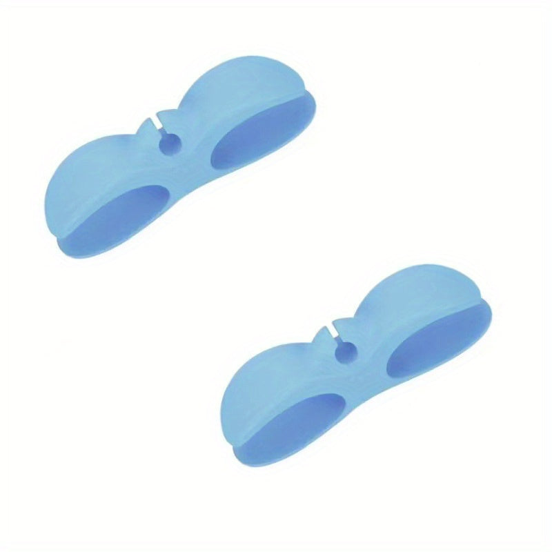 2pcs Plug Holder Self-adhesive Plug Hook Kitchen Cable Organizers