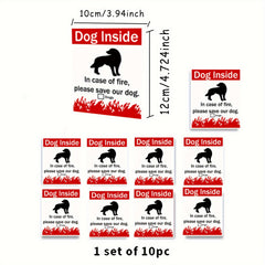 Pet Alarm Window Stickers Waterproof Home Decoration