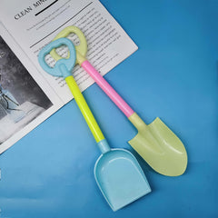 3pcs Beach Sand Shovel Random Patterns Outdoor Sandbox Fun Summer Toy