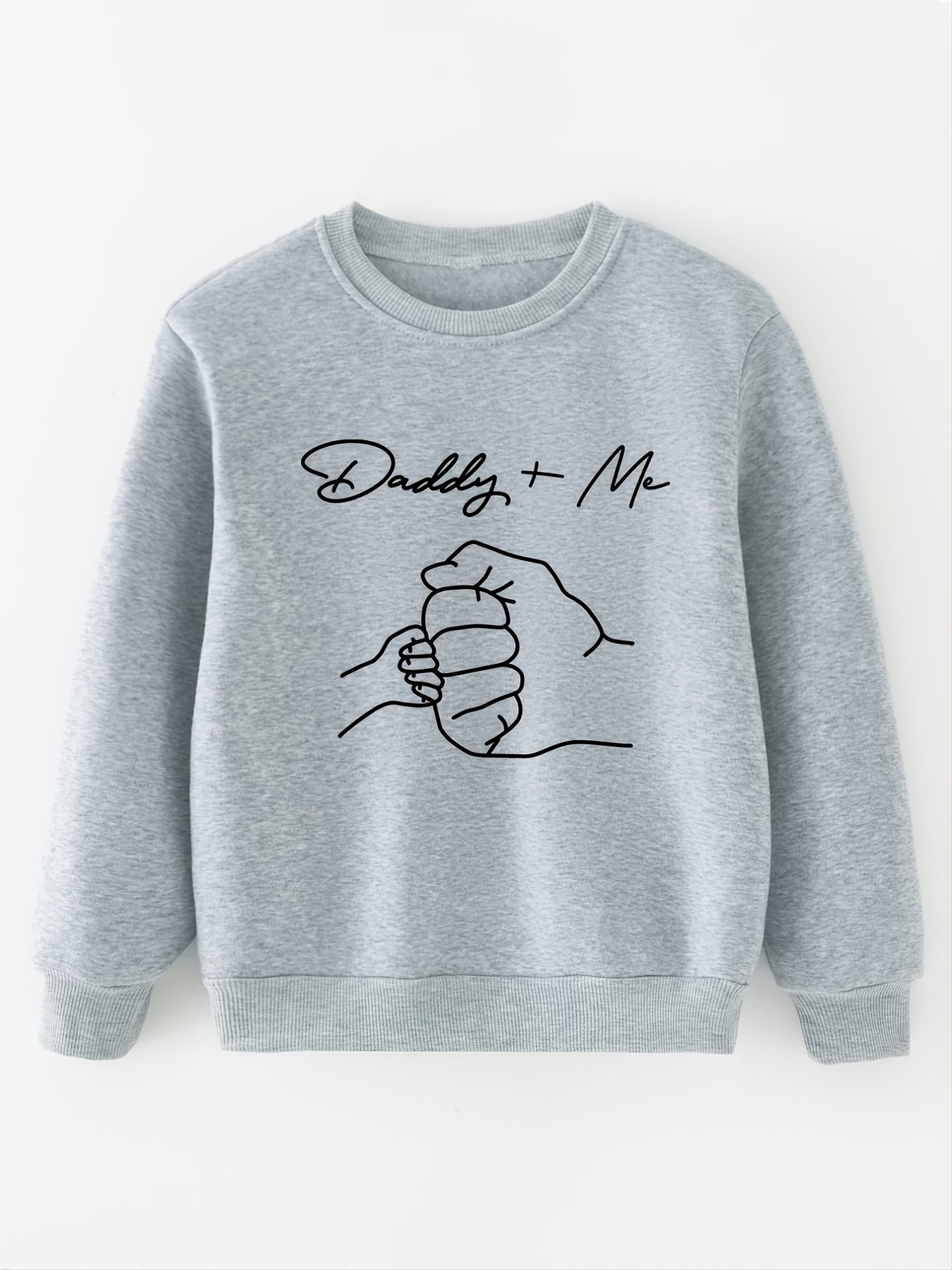 Boys Graphic Crew Neck Sweatshirt Long Sleeve Casual Kids Clothes