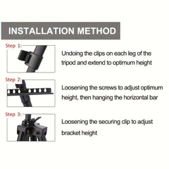 Aluminum Metal Art Easel Artist Tripod Adjustable Height