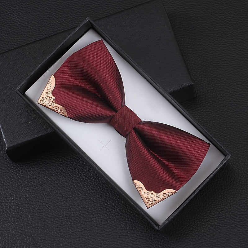 Women's Bow Metal Decor Solid Polyester Bow Tie Party Supplies
