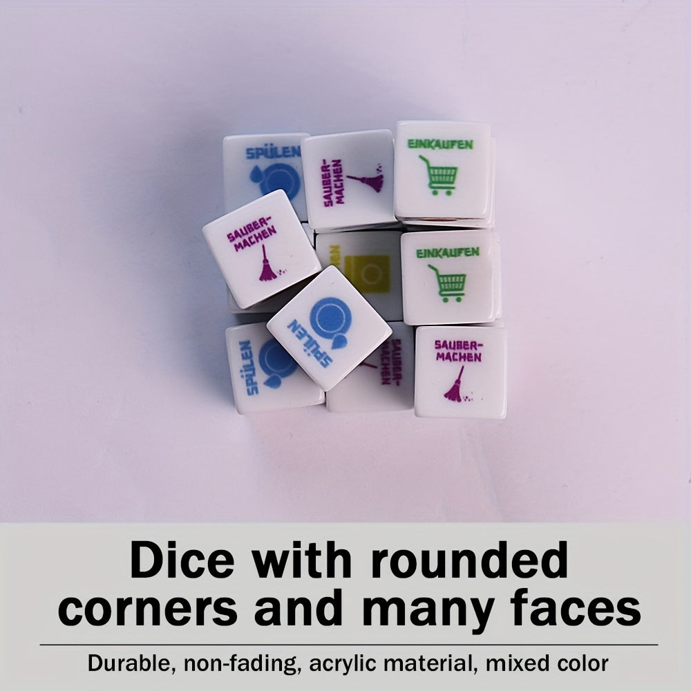5pcs Fun Dice Game Set For Parties - Ideal for Multiplayer Game
