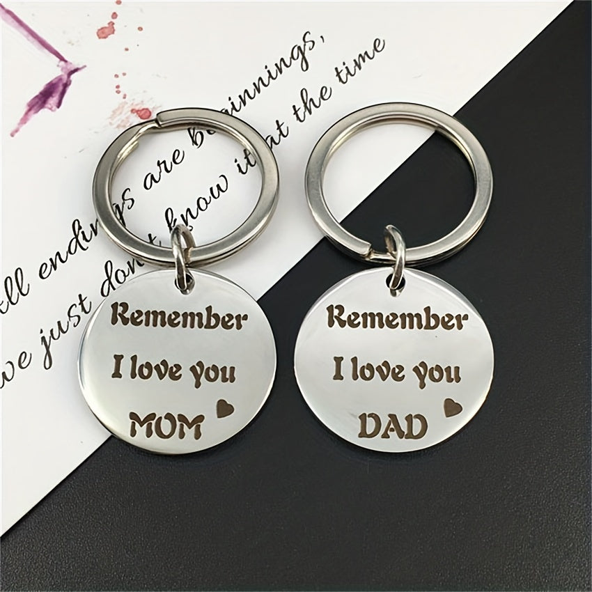 Love Keychain for Kids From Parents Key Ring Pendant Accessories