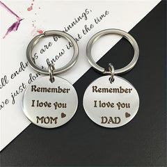 Love Keychain for Kids From Parents Key Ring Pendant Accessories