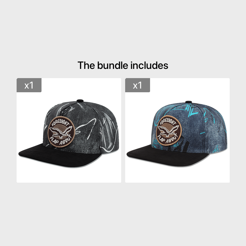 Eagle Wings Flying Pattern Men's Hip hop Snapback Hat