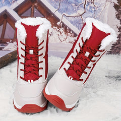 Women's Snow Boots Anti Slip Winter High Top Hiking Boots