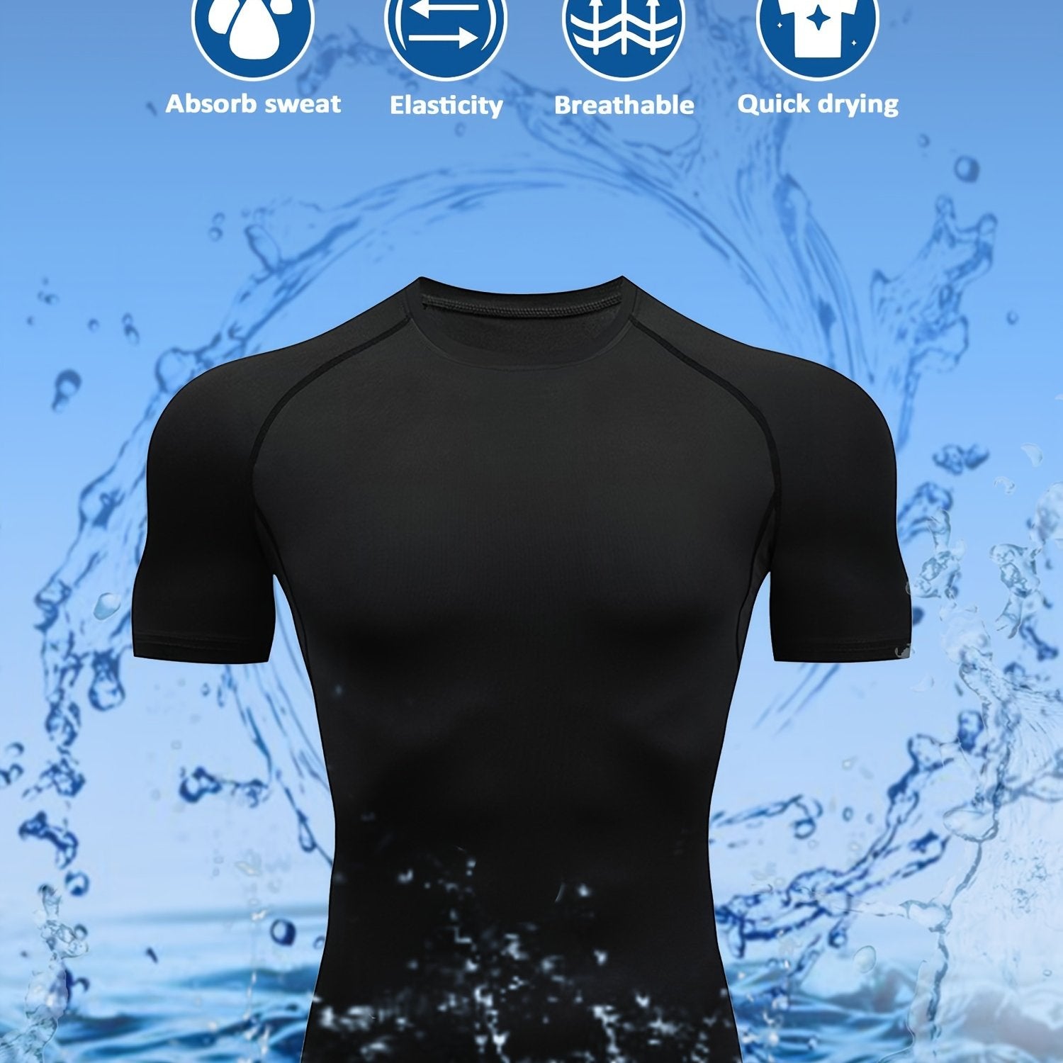 Men's Quick Dry Sports Compression Tee