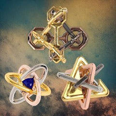 3pcs Metal Mastermind Puzzle Set High Difficulty Intelligence Challenge Toy