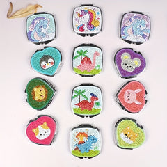 Heart Shape Mirror Diamond Painting Craft Kit