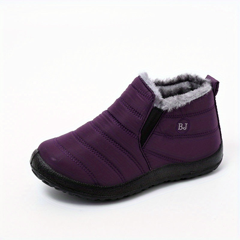 Women's Waterproof Fleece Ankle Boots