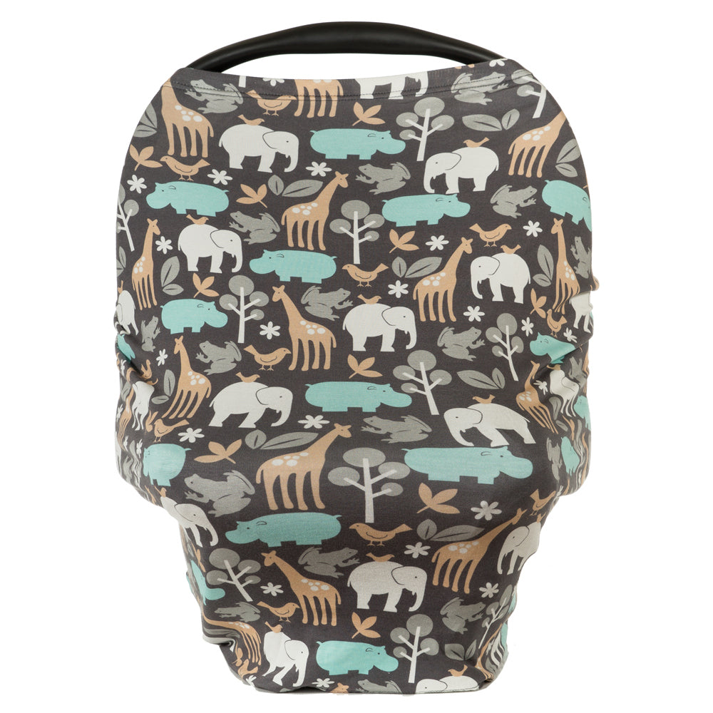 Baby Car Seat Cover Canopy Nursing Cover Animals