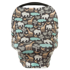 Baby Car Seat Cover Canopy Nursing Cover Animals