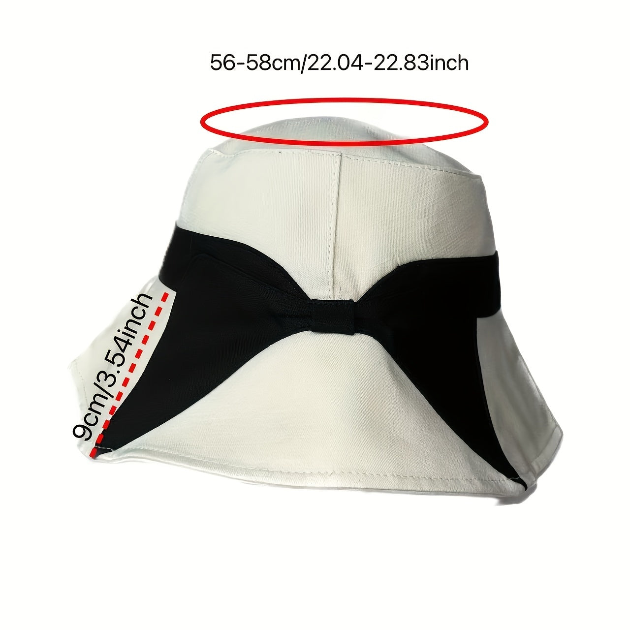 Beige Bucket Hat Wide Brim UV Protection Sun Hat