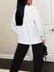 2 Piece Set Women's Letter Print Top & Pants Outfits