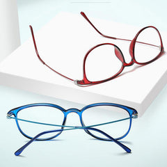 Vintage Square Frame Optical Glasses Artistic Myopia Glasses