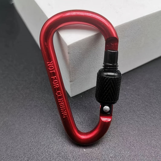 Aluminium Safety Buckle Keychain Lock Carabiner