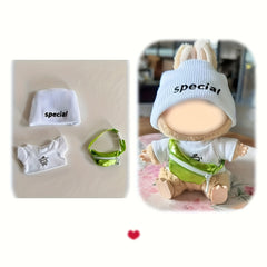 Doll Outfit Set for 16" Mini Dolls - Stylish Clothes DIY Accessories