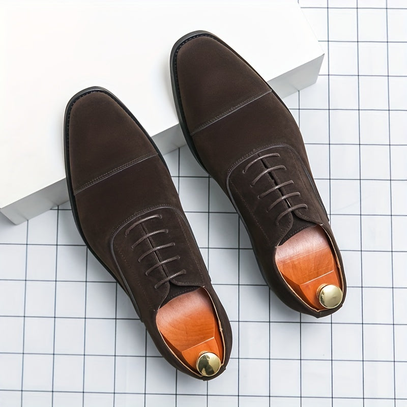 Men's Vintage Lace Up Dress Shoes Smart Casual Walking Shoes