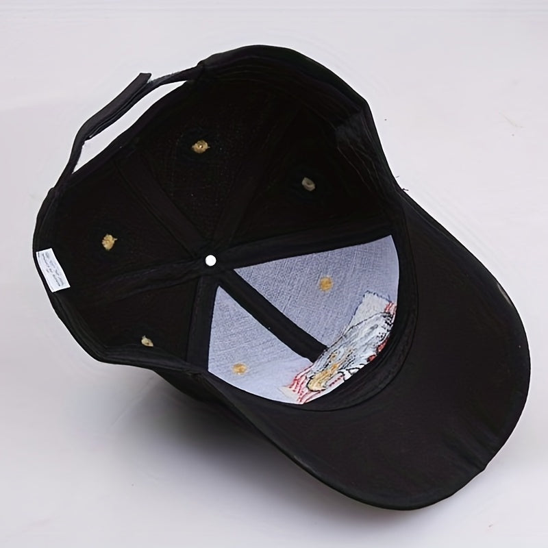 Eagle Embroidery Baseball Cap Sun Protection Sports Cap