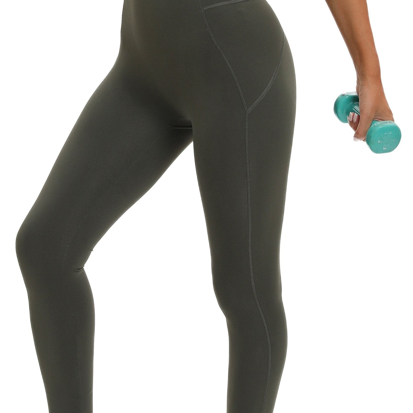 High Waist Solid Yoga Pants Stretch Leggings Women's Activewear