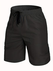 Men's Casual Cargo Shorts with Drawstring