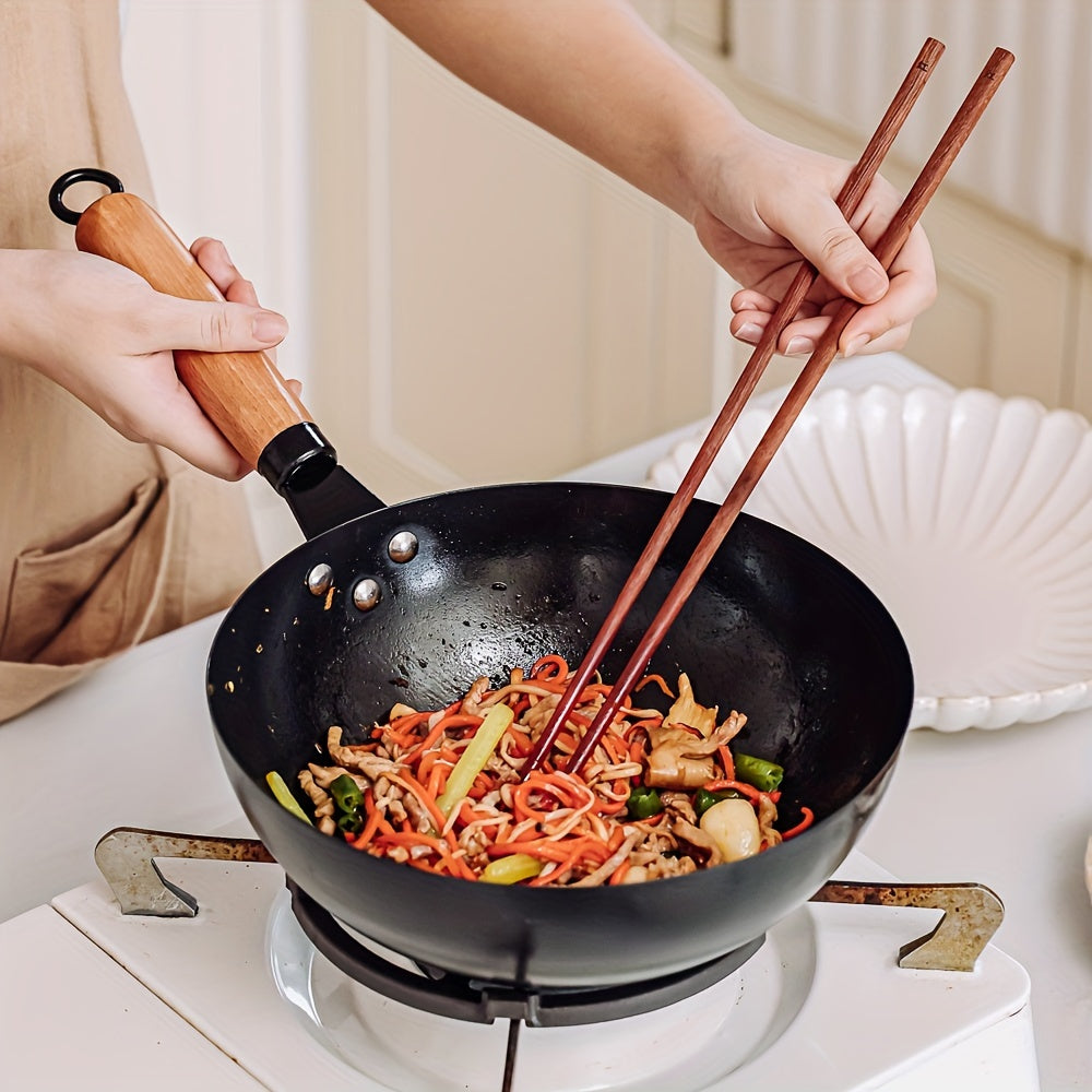 Red Sandalwood Long Chopsticks Non-slip Wooden Hot Pot Frying Chopsticks