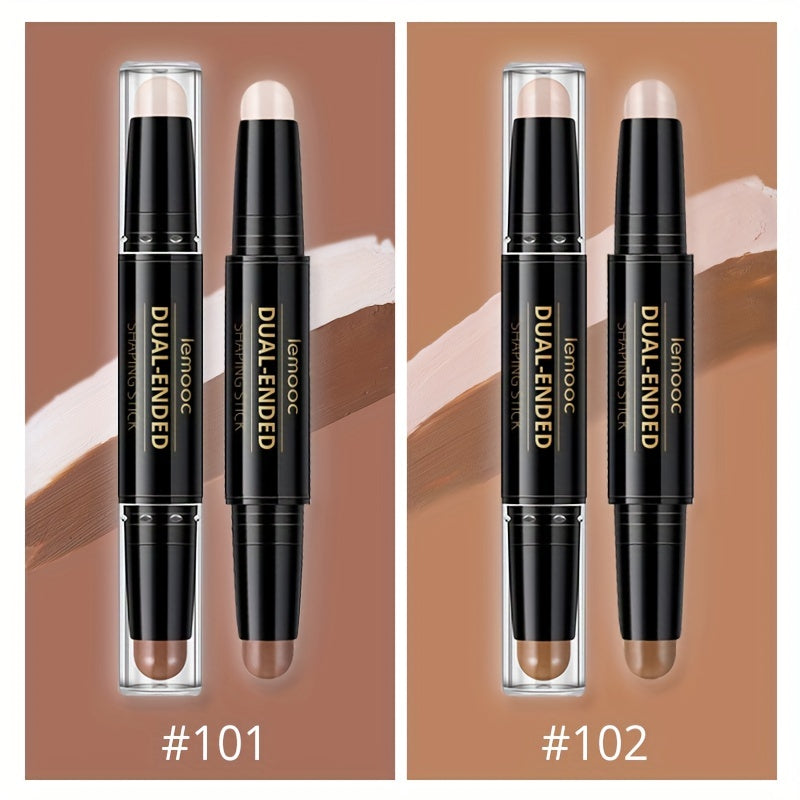LEMOOC Dual Head Highlight Nose Shadow Trimming Highlight Concealer