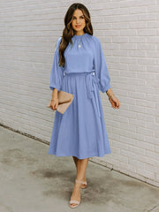 Summer High Waist Slim Maxi Dress