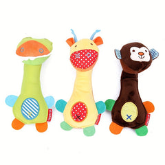 Giraffe Baby Rattle Animal Park Plush
