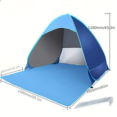 Portable Sunshade Tent Fully Automatic for Camping Beach