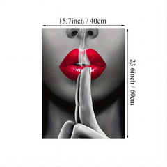 Sexy Red Lips Wall Art Print for Bedroom Living Room